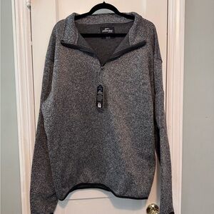 Men's Gray Zip-Up Jacket